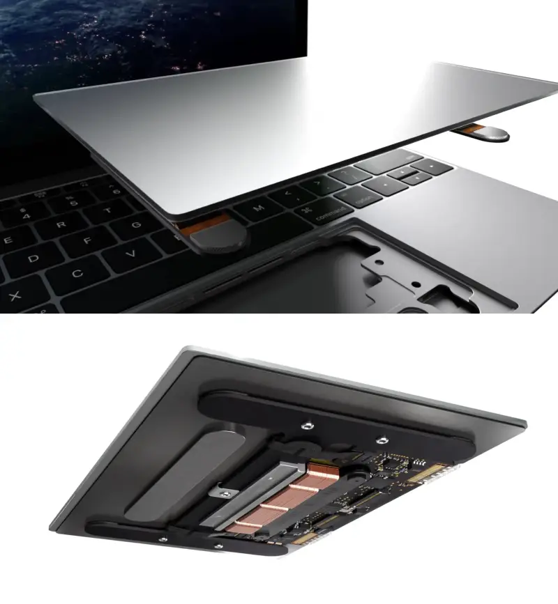 MacBook с наклейкой стартапа — фото 3